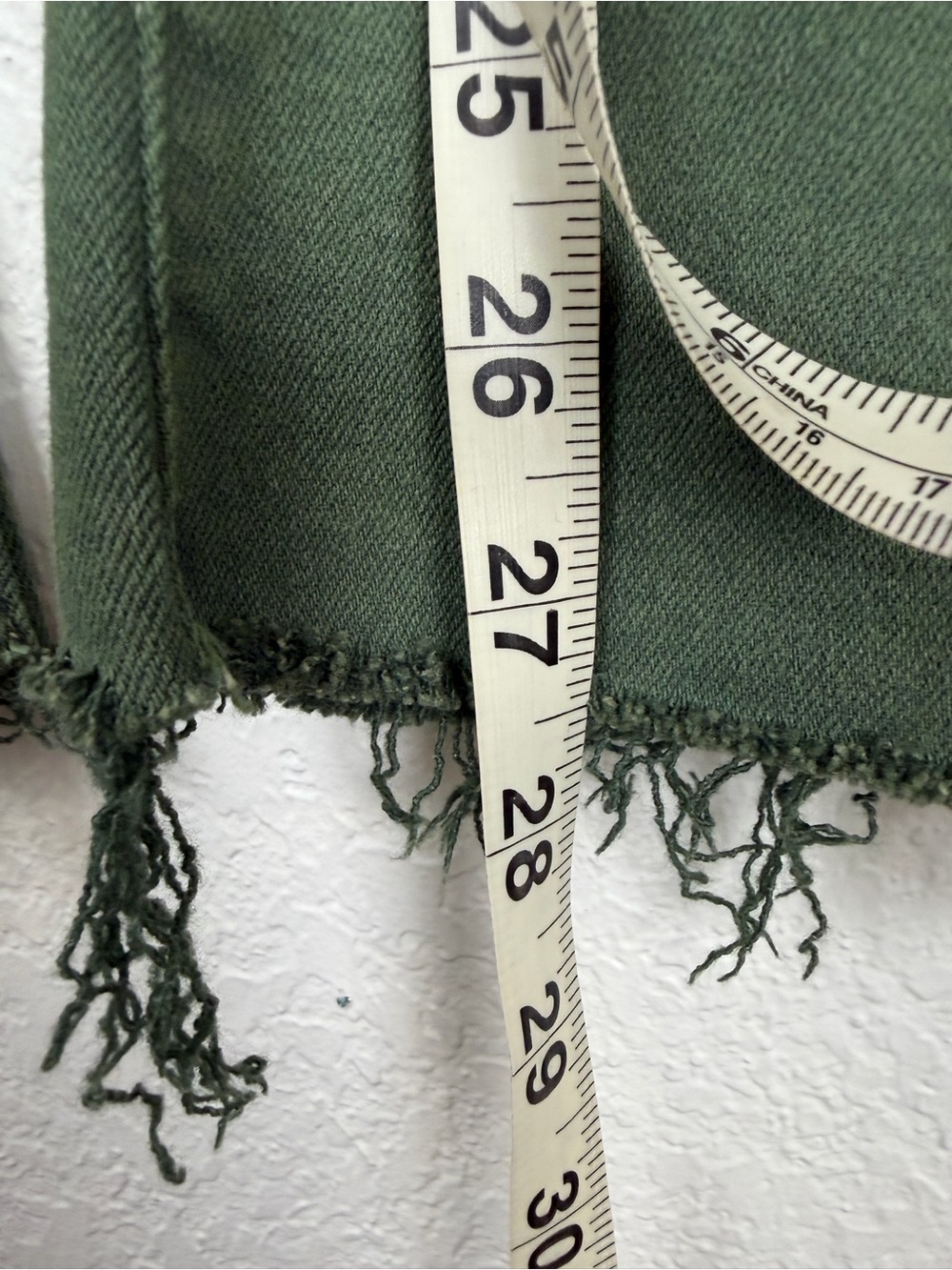MOTHER Jeans The Hustler Ankle Fray in Dark Olive Green 28 - Picture 13 of 15